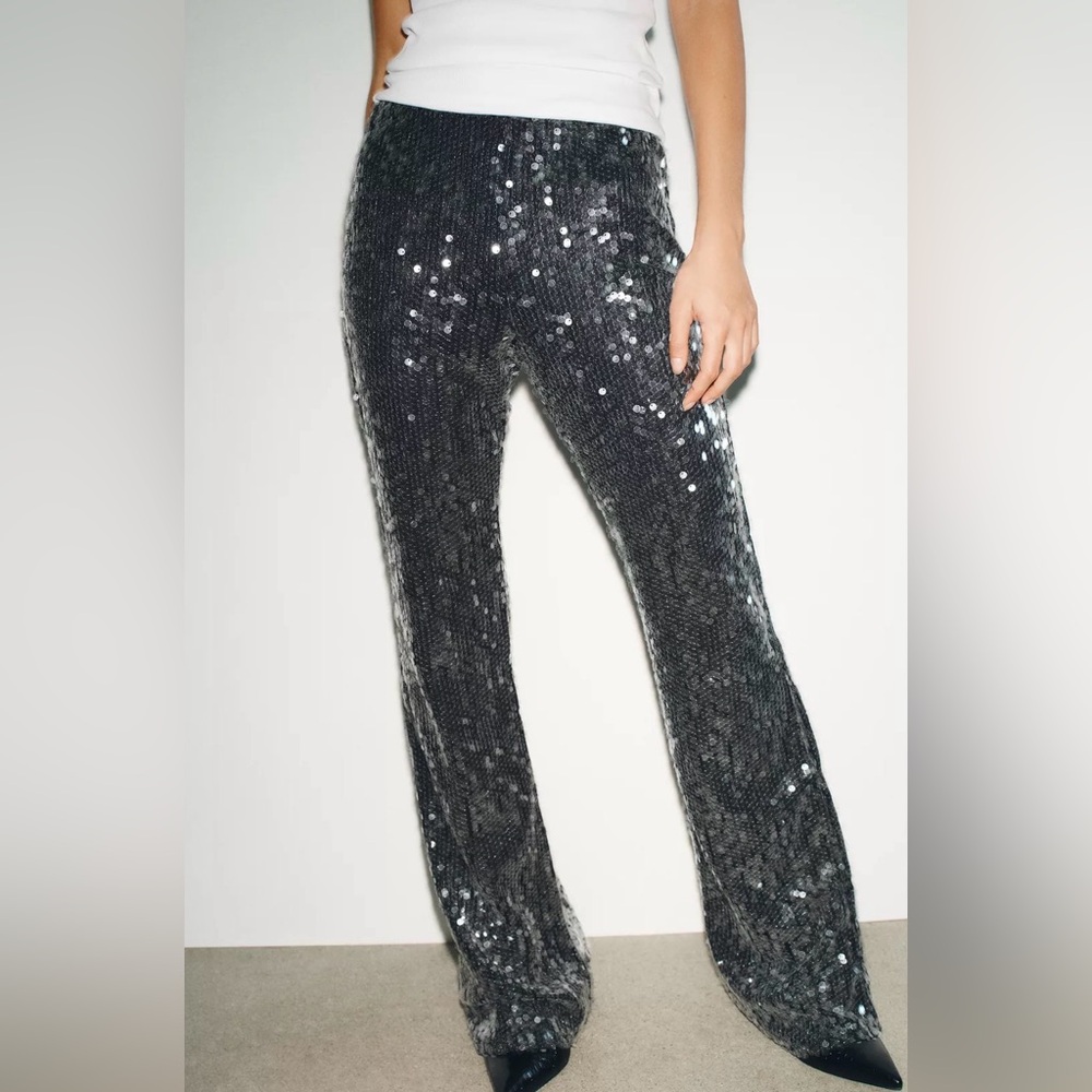 ZARA SEQUINS PANTS